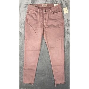 NWT Lucky Brand Jeans Women 12/31‎ Sasha Super Skinny Pink Denim Cotton Stretch